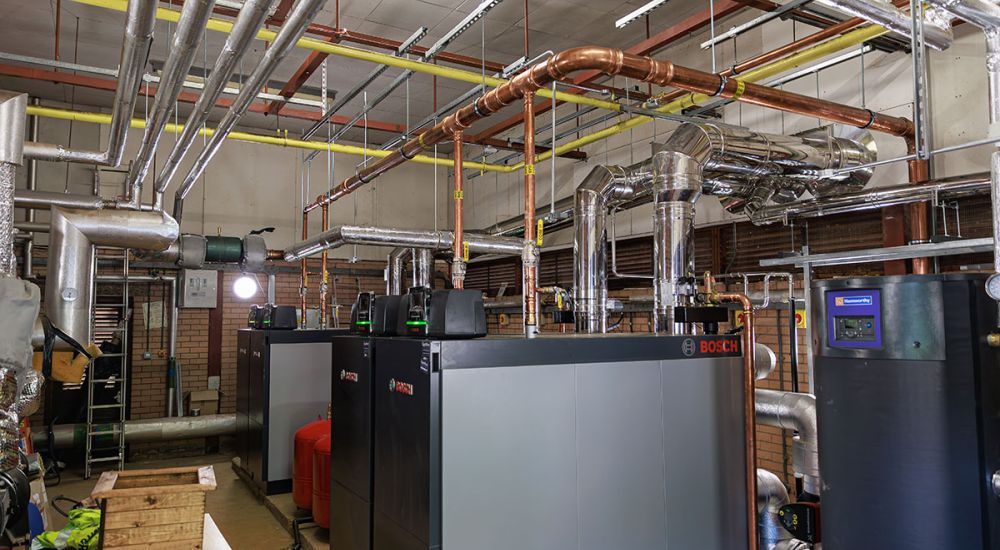 Commercial plant room