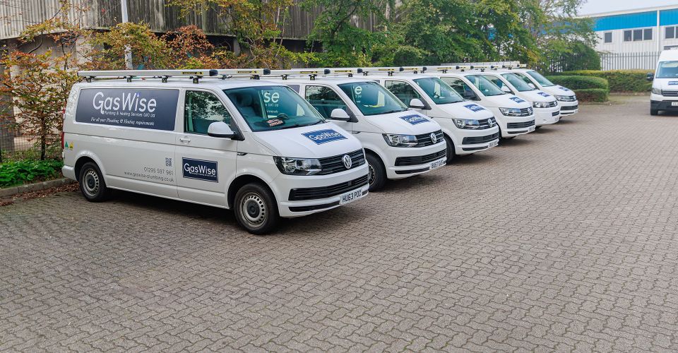 gaswise vans in a row