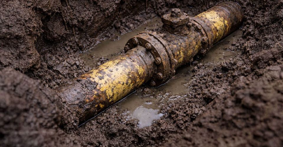 plumber in boiler room
